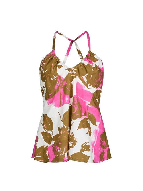 Top in popeline stampato Liu Jo | WA5337T0072.Z9808